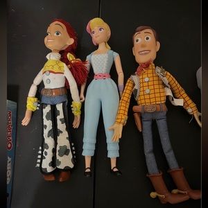 Toy Story dolls-woody, Jessie, bo peep